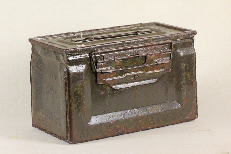 cassetta in lamiera porta munizioni 12.7